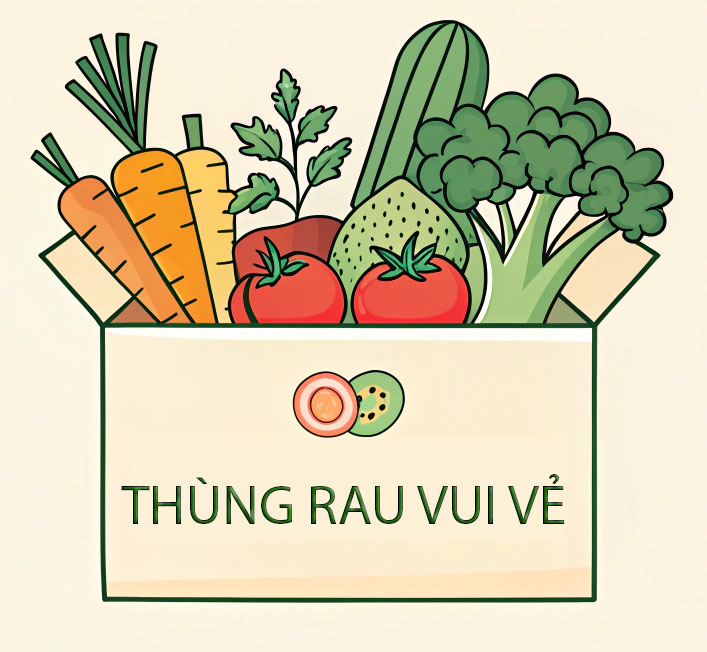 thùng rau vui vẻ | Rau củ tươi ngon từ Đà Lạt