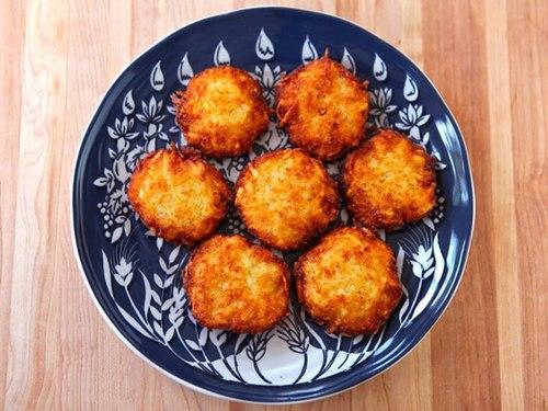 Bánh khoai tây chiên xù dinh dưỡng cho người ăn chay